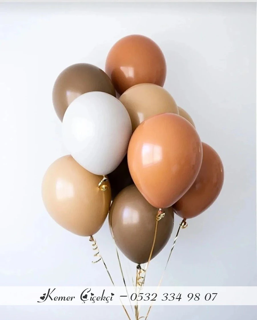 12 Adet Klasi̇k Balon