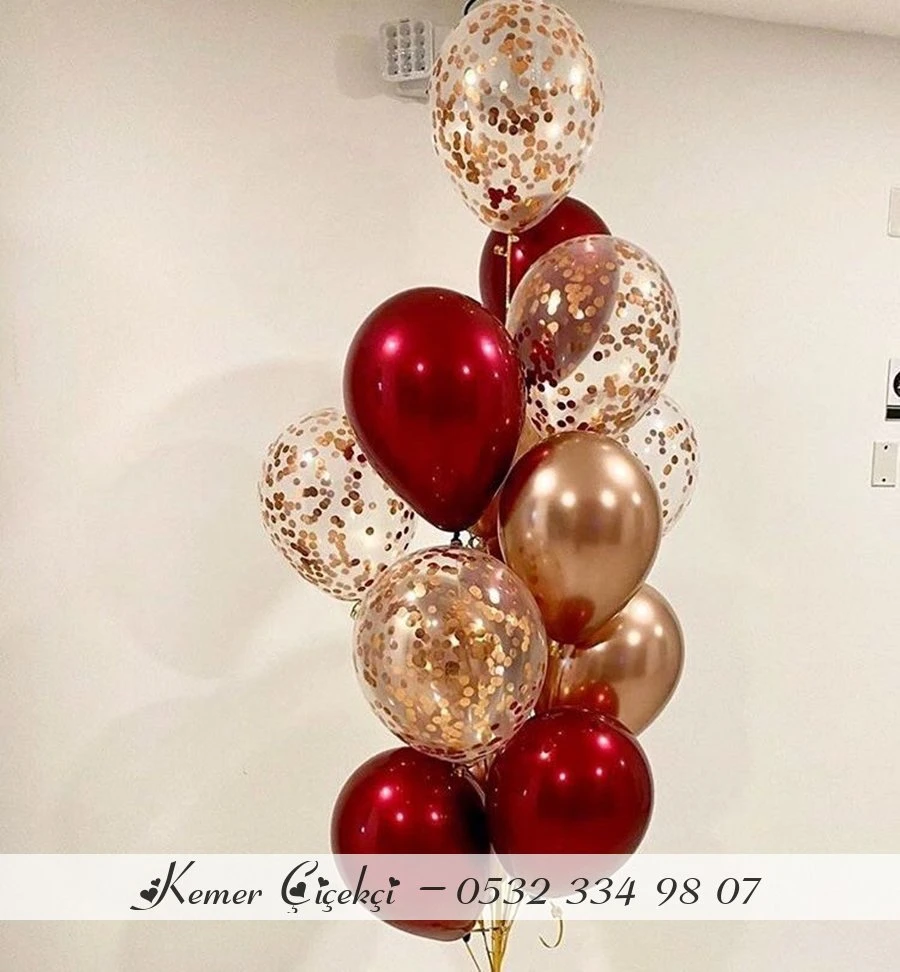 14 Adet Klasi̇k Helyum Balon