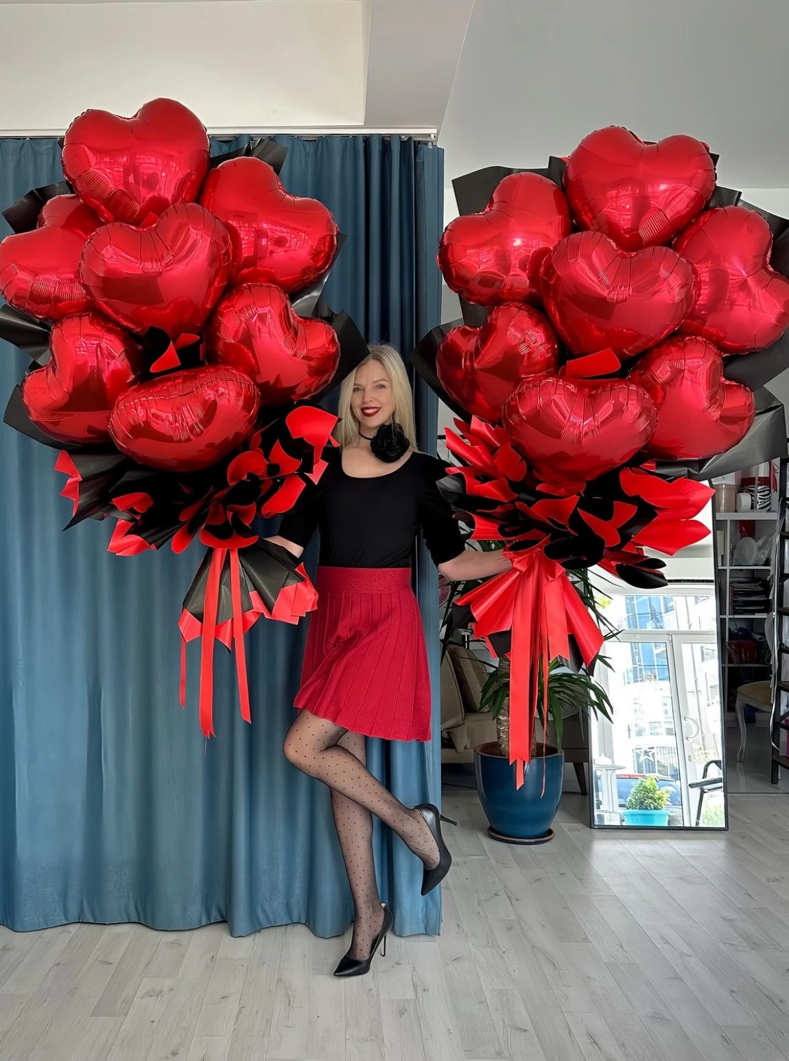 14 Şubat'a Kalp Buketi