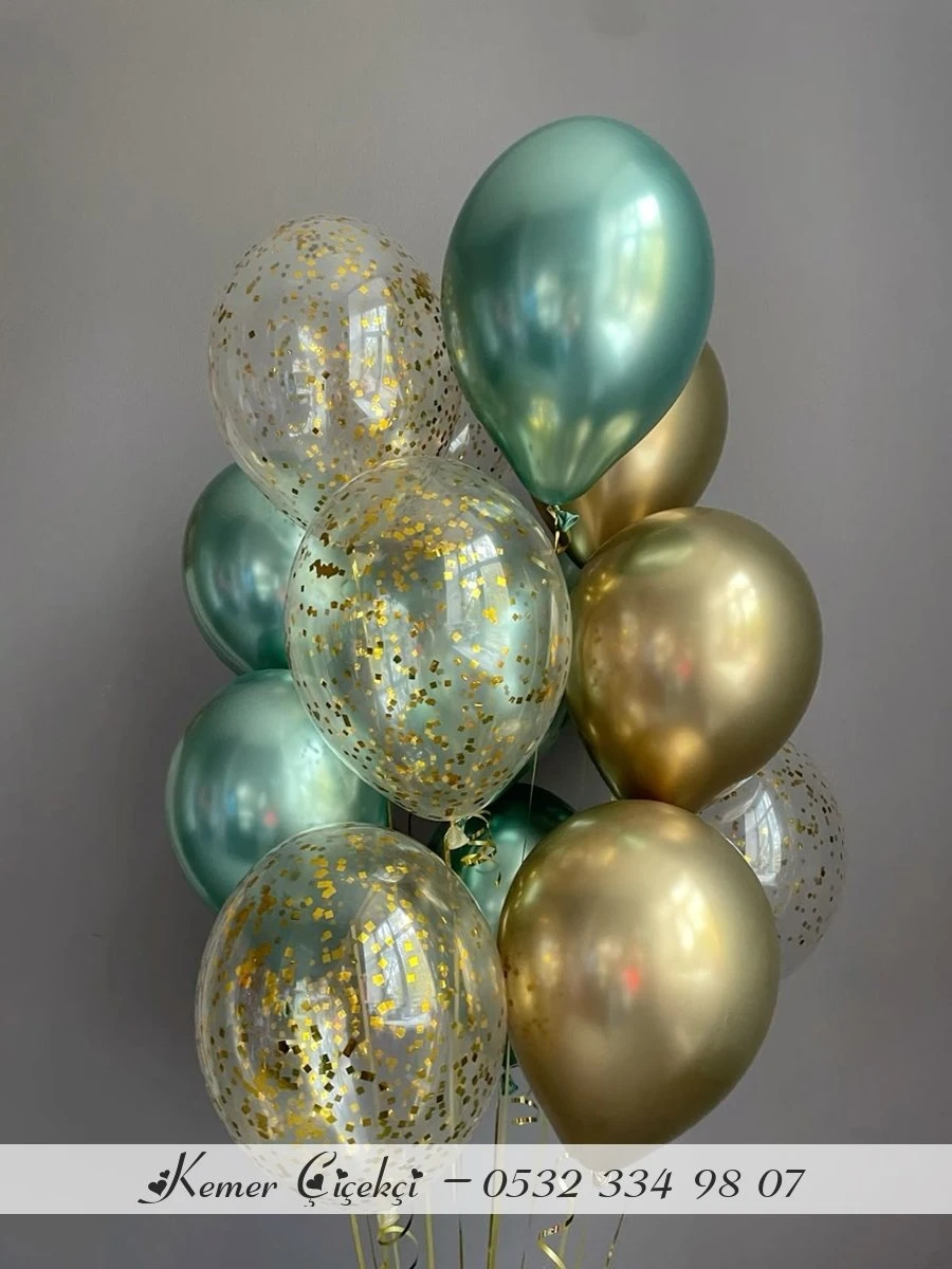 15 Adet Klasi̇k Balon