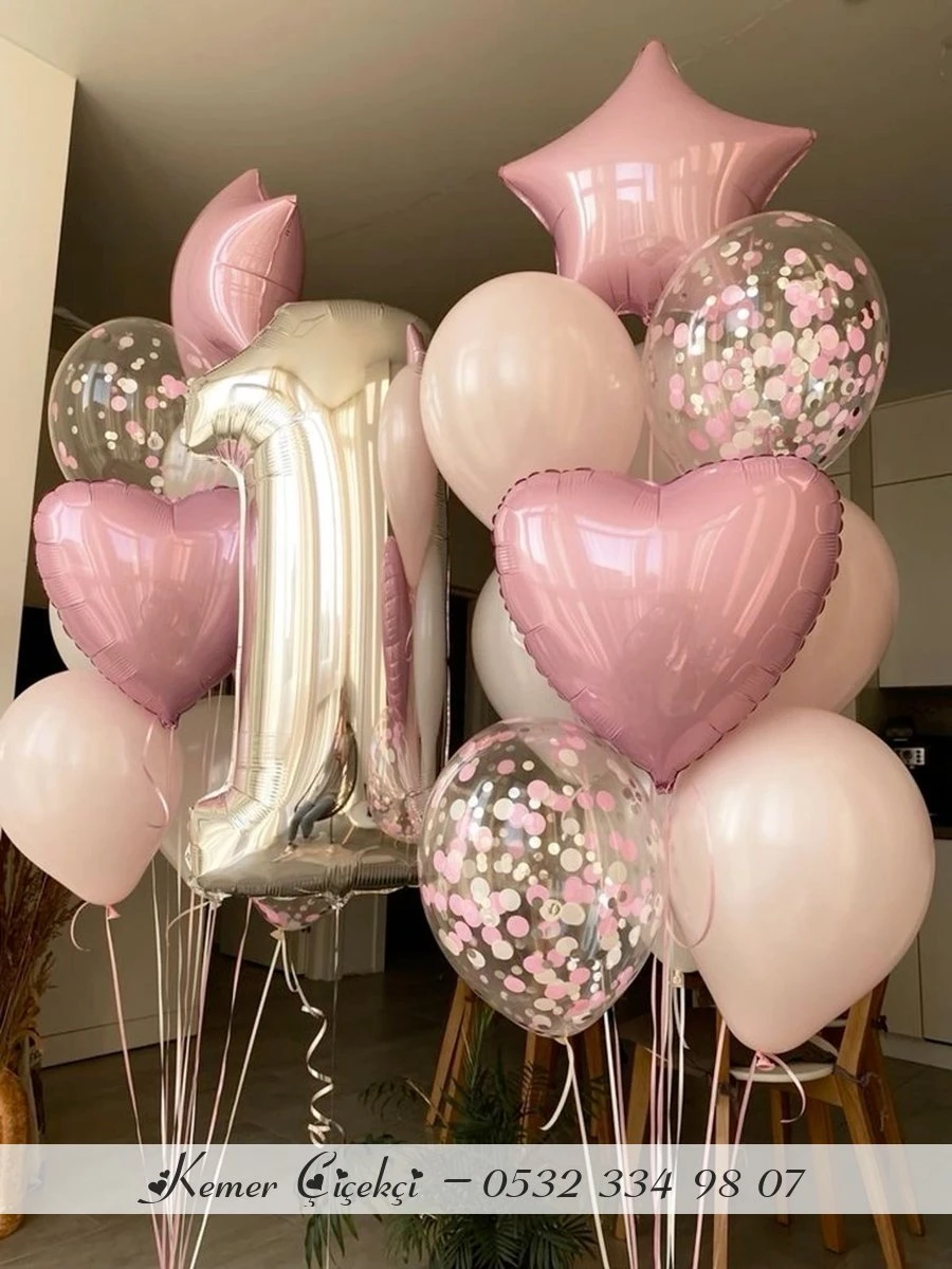 16 Klasik 4 Folyo Ve 1 Karakter Balon