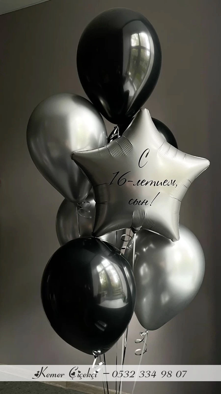 6 Klasi̇k 1 Folyo Balon