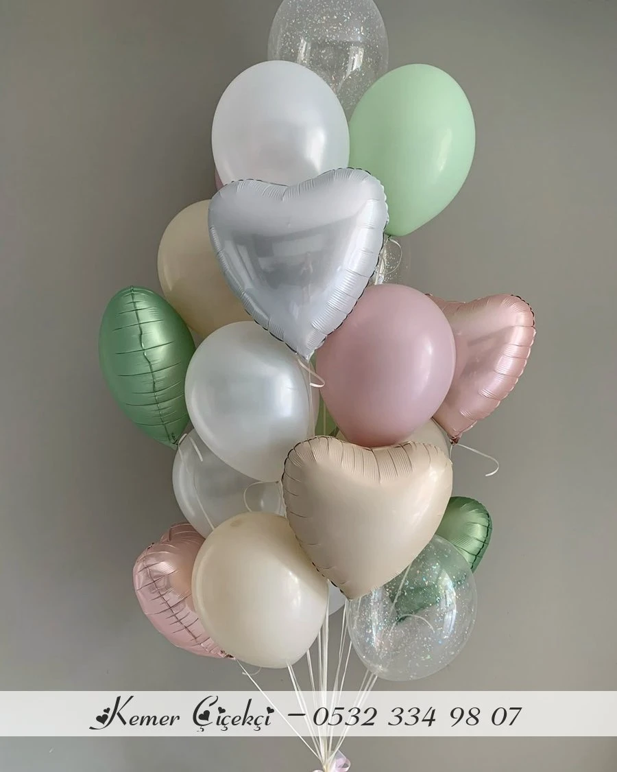 7 Adet Folyo 15 Adet Klasi̇k Balon