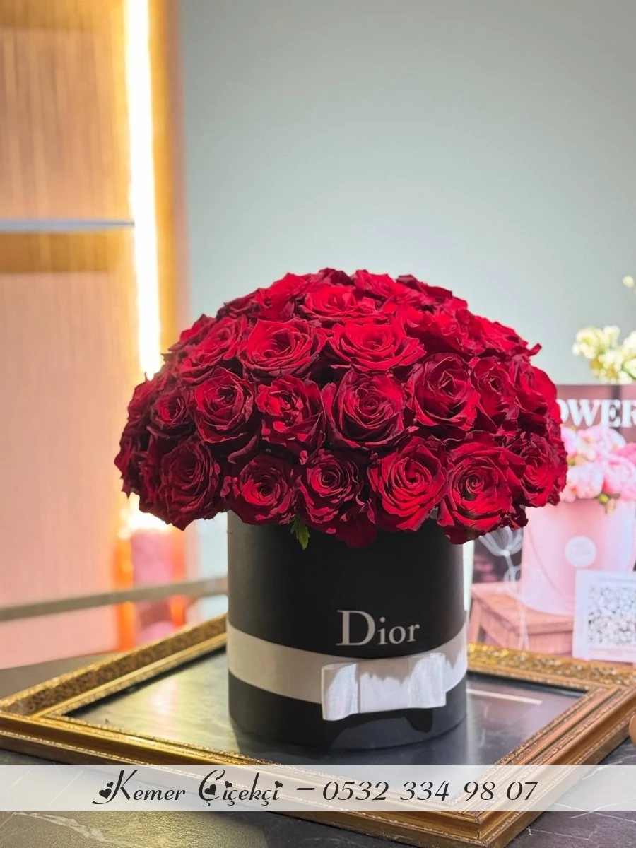 Dior Kutu 51 Kirmizi Gul