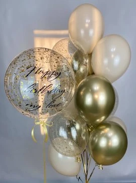 12 Adet Orta 1 Adet Büyük Boy Happy Bi̇rthday