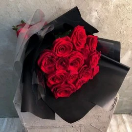 15 Adet Kirmizi Gül Buketi̇