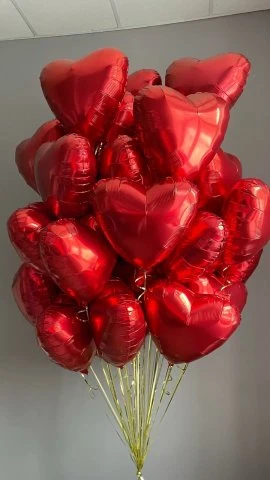 19 Adet Folyo Kalp Balon