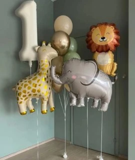 7 Klasi̇k 4 Adet Karakter Balon