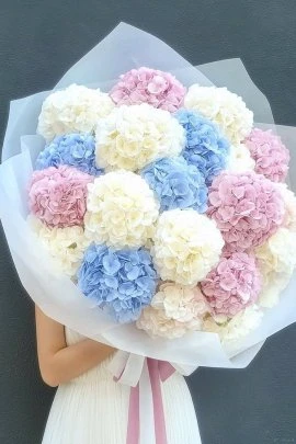 Ozel Buyuk 21 Ortanca Buketi